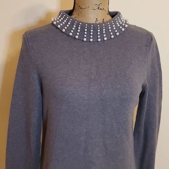 Talbots gray Cashmere blend sweater Small petite - Picture 1 of 9